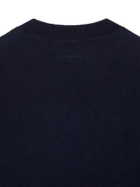Sweater Wool with Brushed Afternoon Light Jacquard