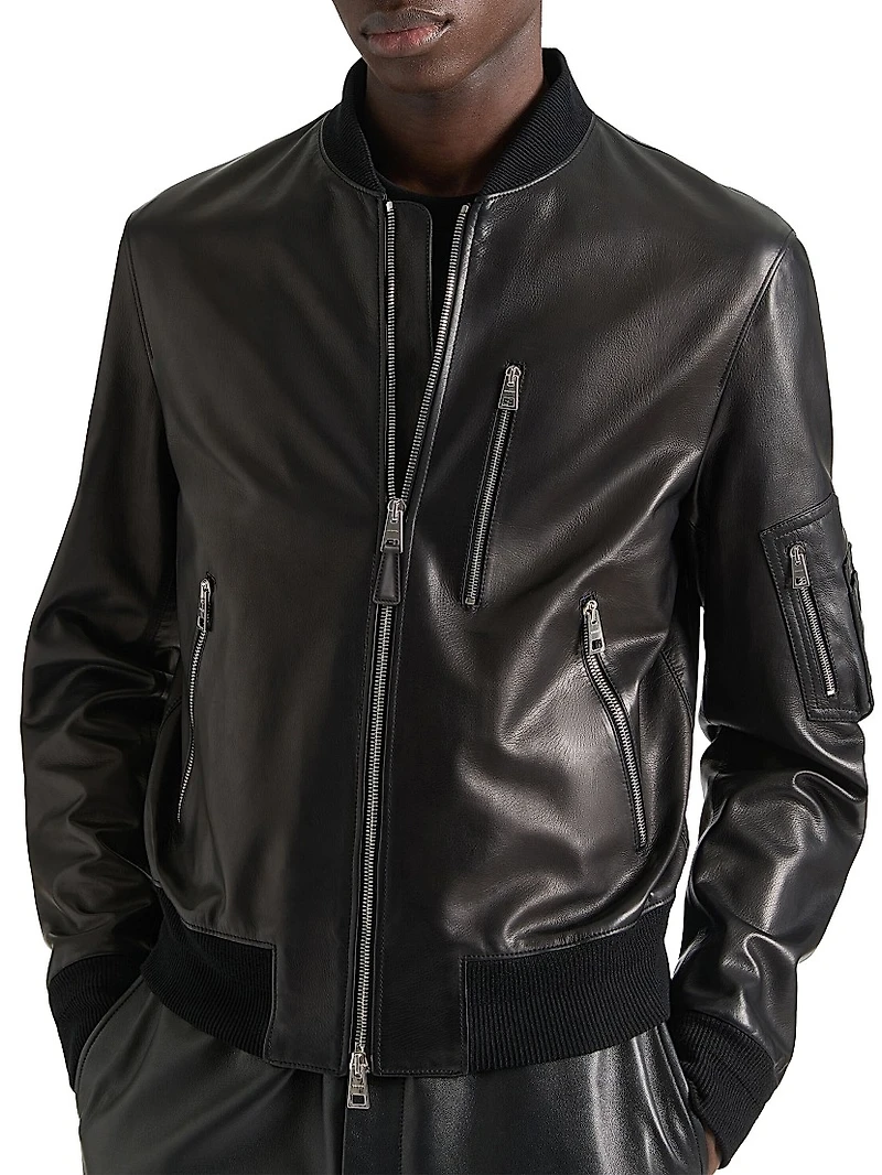 Aviator Jacket in Leather