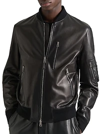 Aviator Jacket in Leather
