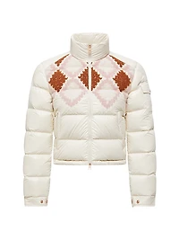 Megara Puffer Jacket with Wool Trim