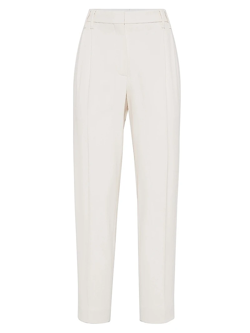 Comfort Viscose Couture Twill Slouchy Trousers