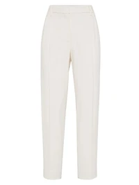 Comfort Viscose Couture Twill Slouchy Trousers