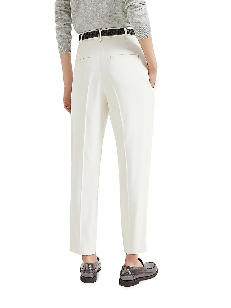 Comfort Viscose Couture Twill Slouchy Trousers