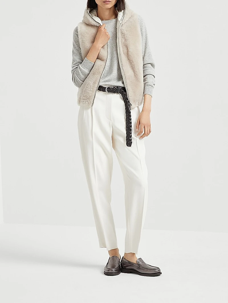 Comfort Viscose Couture Twill Slouchy Trousers