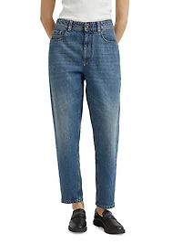 Authentic Denim Baggy Tapered Jeans
