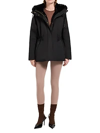 Luxe Satin 3Q Down Jacket