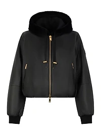 Cardin Bunny Satin & Velvet Jacket