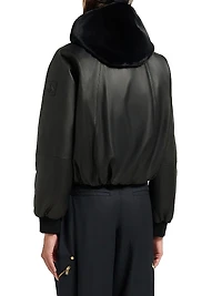 Cardin Bunny Satin & Velvet Jacket