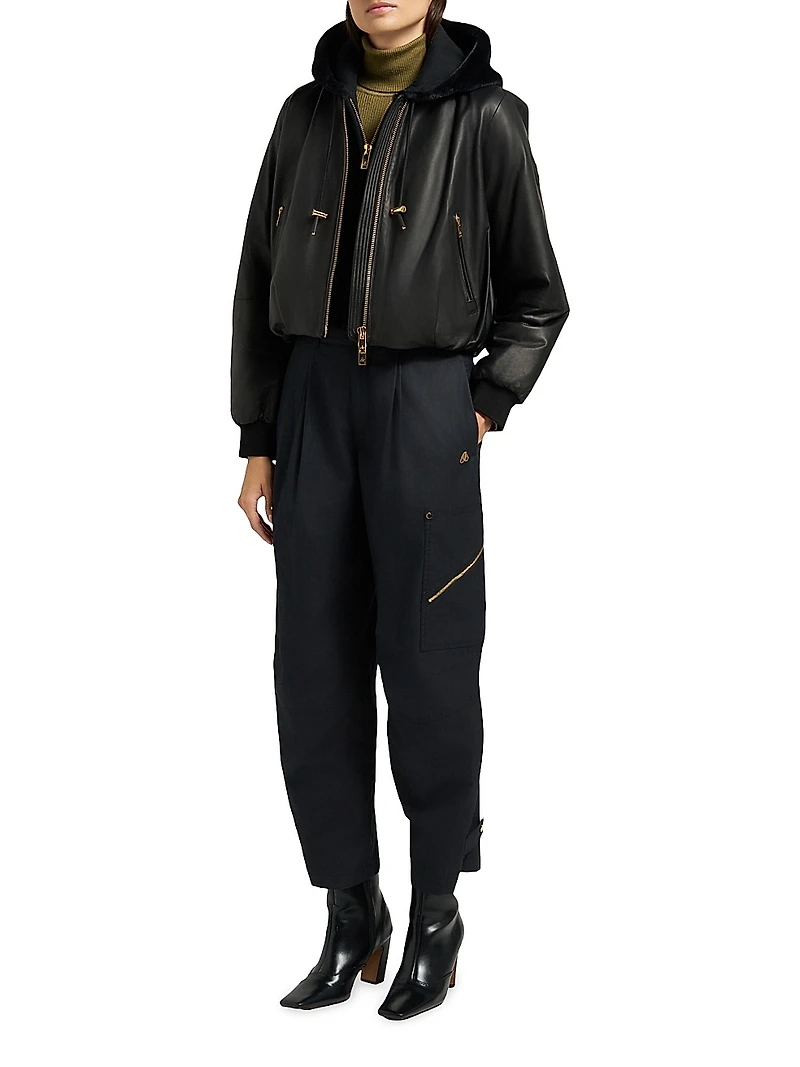 Cardin Bunny Satin & Velvet Jacket