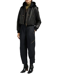 Cardin Bunny Satin & Velvet Jacket