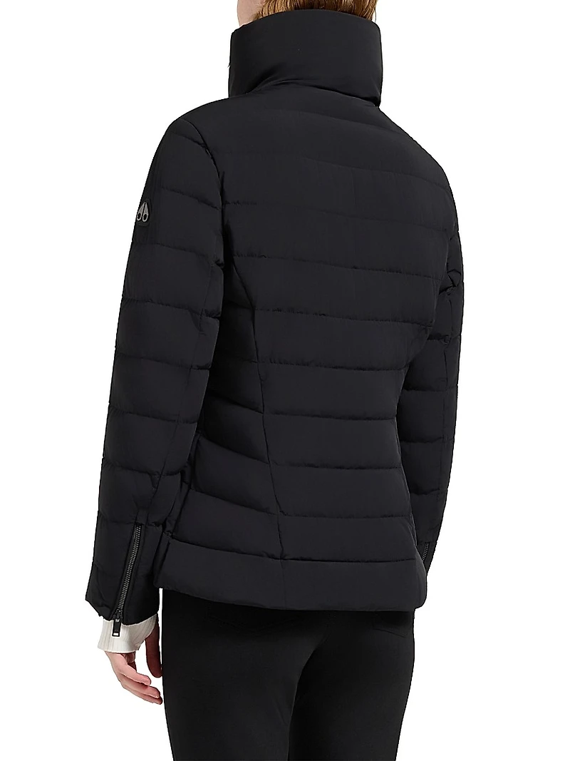 Harlowe Down Moto Jacket