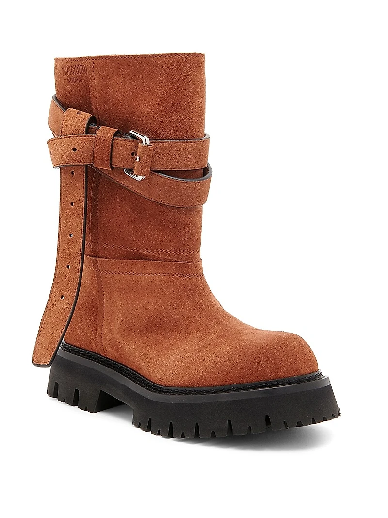 Tie Me 40MM Suede Ankle Boots