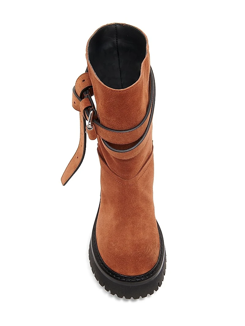 Tie Me 40MM Suede Ankle Boots