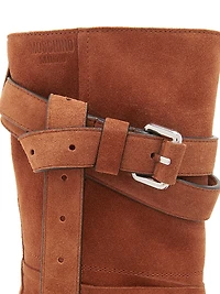 Tie Me 40MM Suede Ankle Boots