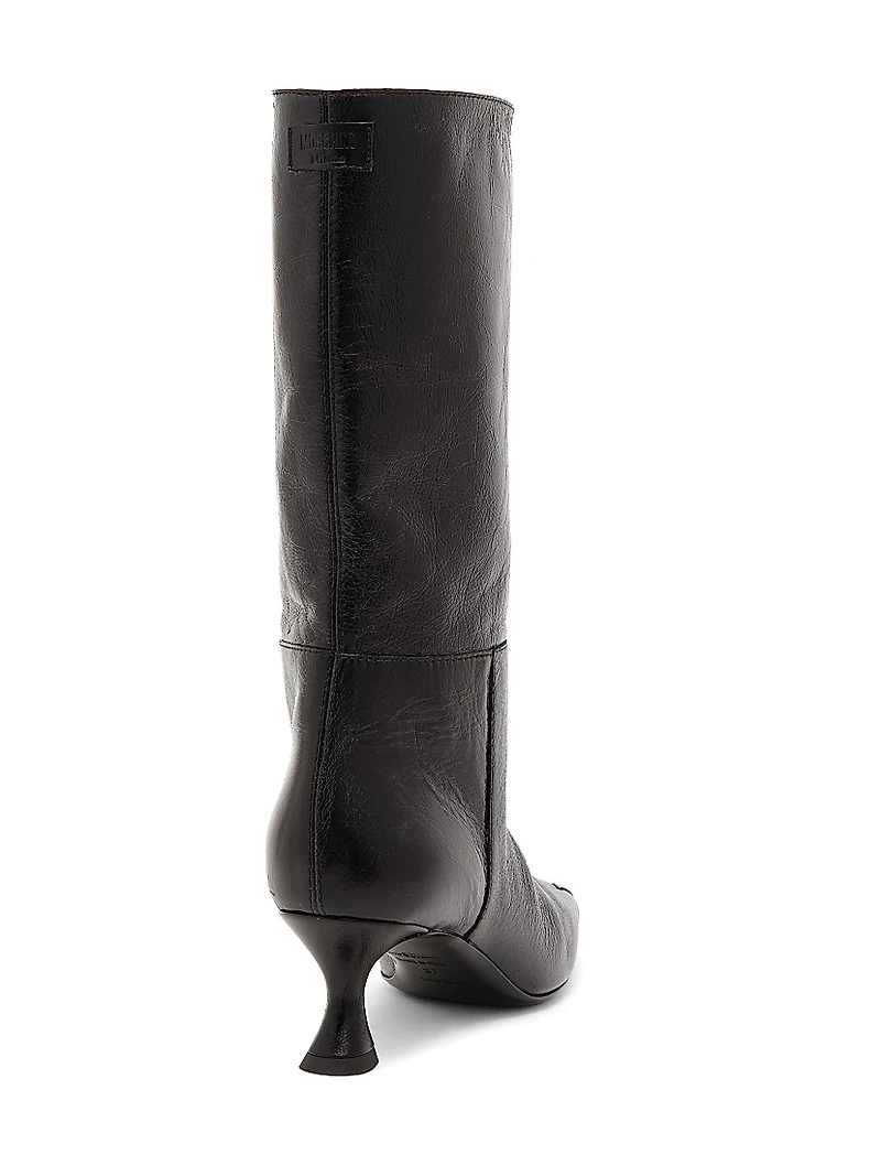 55MM Leather Boots