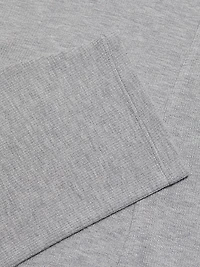 Rib-Knit Crewneck T-Shirt