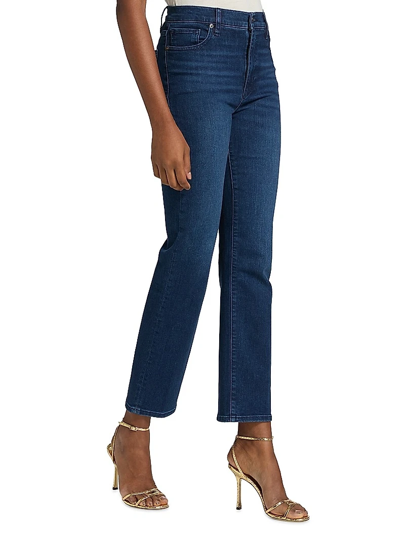 Le Sleek Straight-Leg Jeans