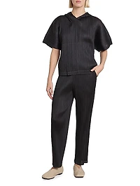 Monthly Colors: August Pleated Hoodie