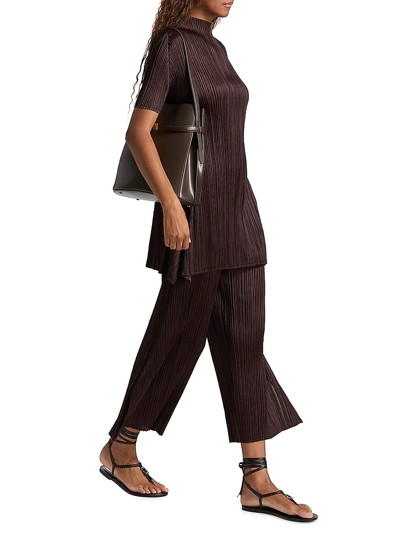 Monthly Colors: July Pleated Pants