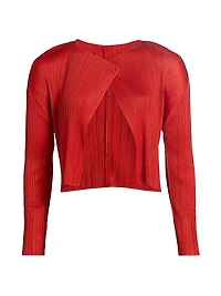 Monthly Colors: July Plissé Cardigan