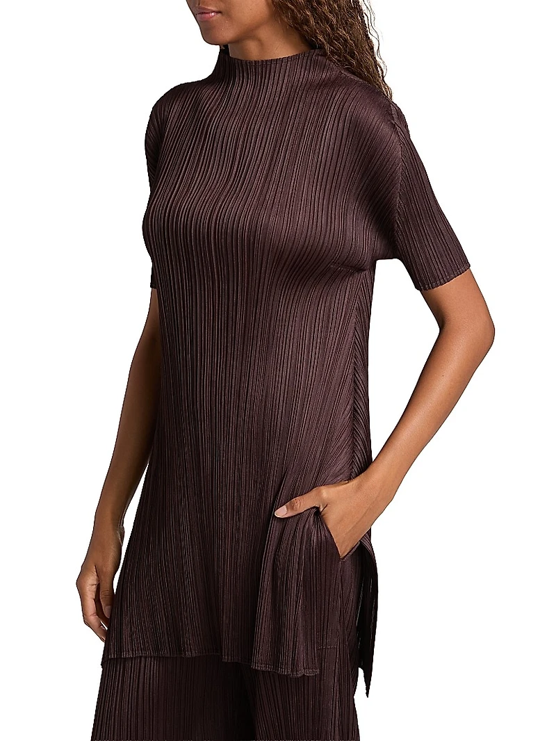 Monthly Colors: July Pleated Shirt