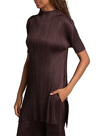 Monthly Colors: July Pleated Shirt