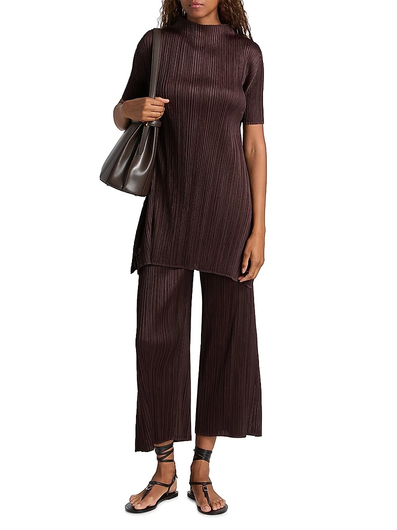 Monthly Colors: July Pleated Shirt