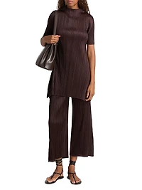 Monthly Colors: July Pleated Shirt