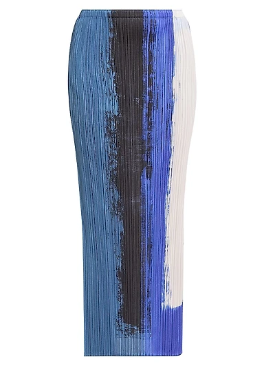 Jump Colorblocked Midi-Skirt