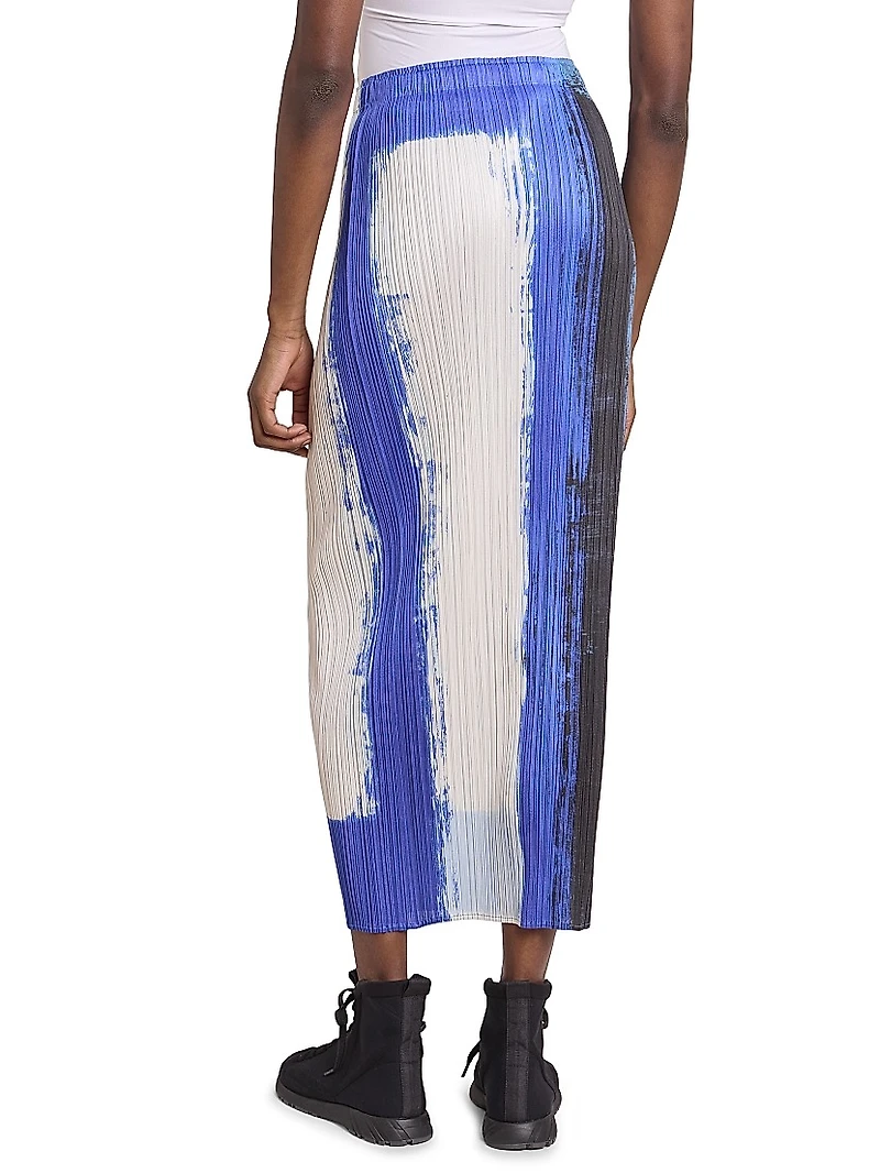 Jump Colorblocked Midi-Skirt