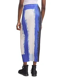 Jump Colorblocked Midi-Skirt