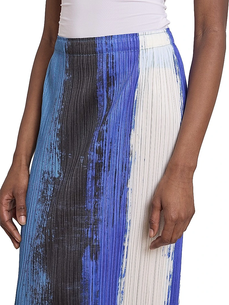 Jump Colorblocked Midi-Skirt