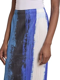 Jump Colorblocked Midi-Skirt