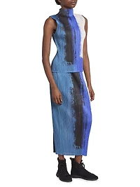 Jump Colorblocked Midi-Skirt
