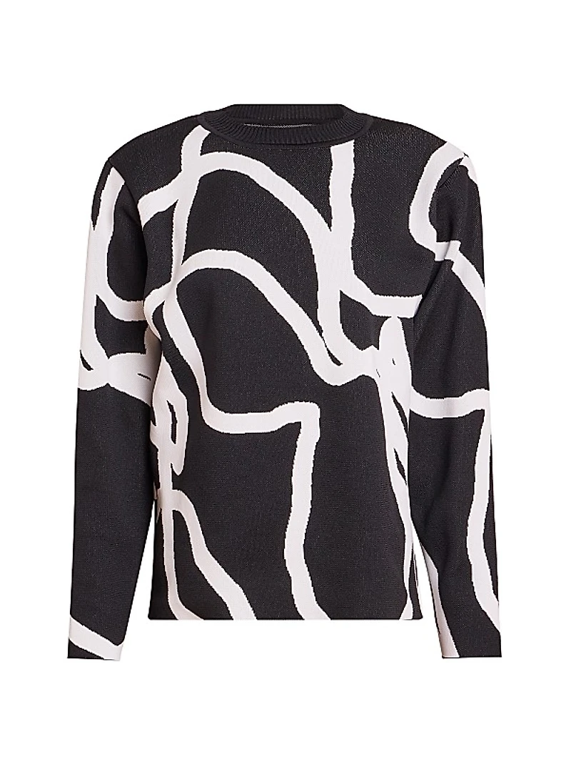 Pause Abstract Knit Sweater
