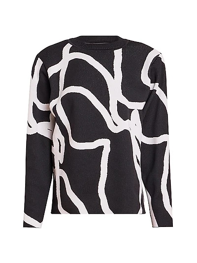 Pause Abstract Knit Sweater