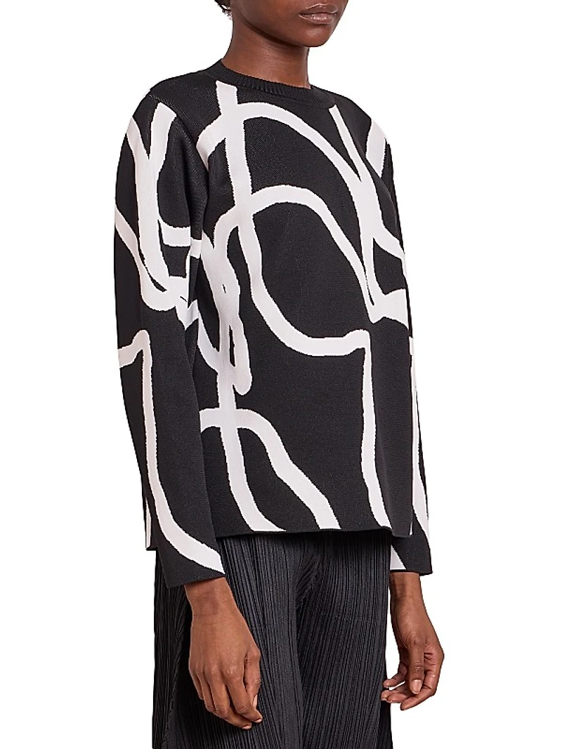 Pause Abstract Knit Sweater
