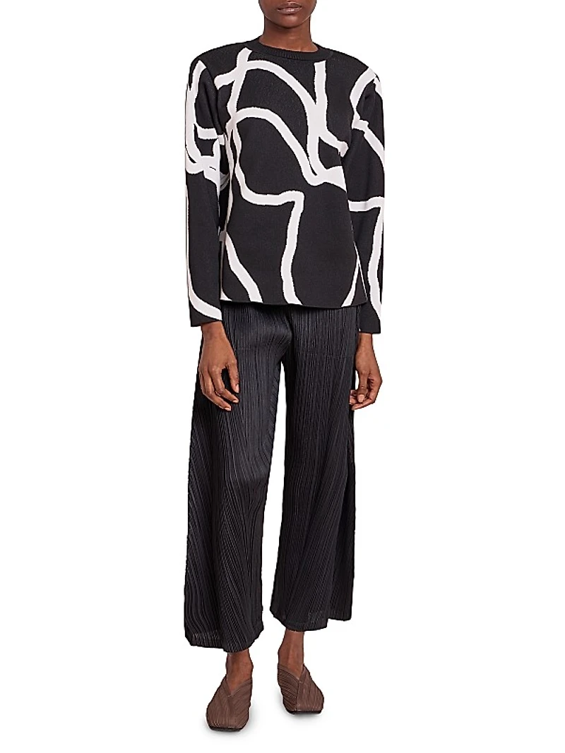 Pause Abstract Knit Sweater