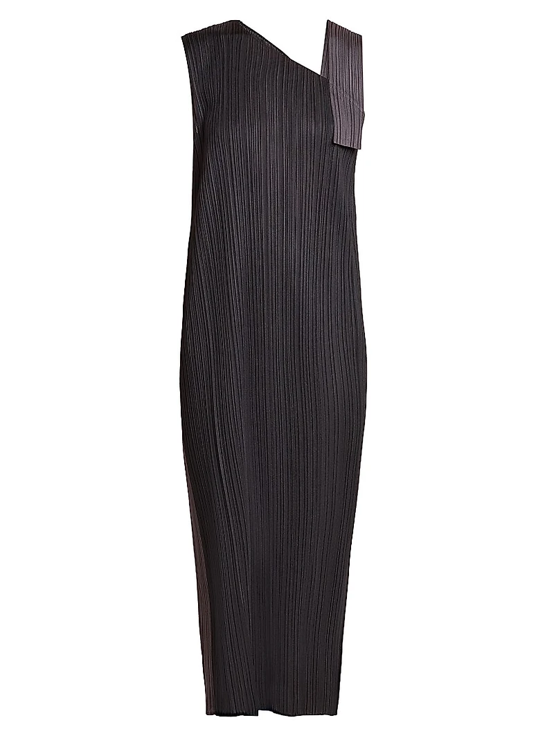 Pointe Pleated Maxi Dress