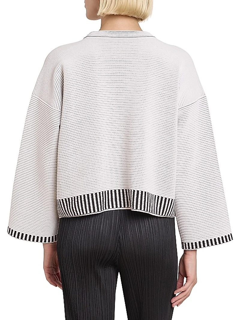 Tempo Knit Drop-Shoulder Top