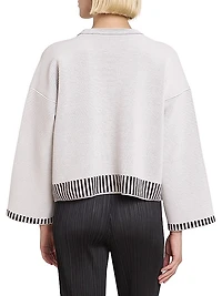 Tempo Knit Drop-Shoulder Top