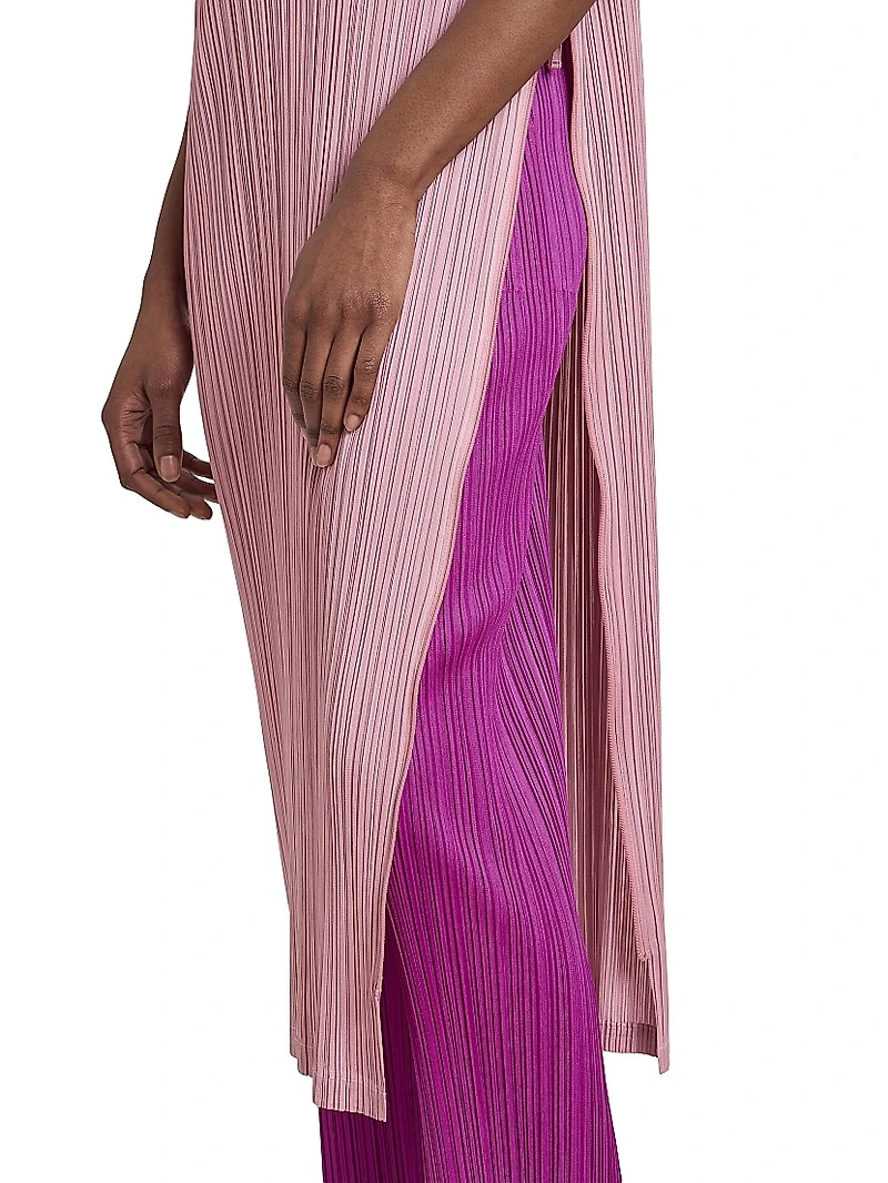 Monthly Colors: September Pleated Straight-Leg Pants