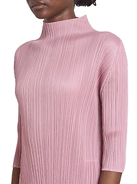 Monthly Colors: September Pleated Midi-Dress