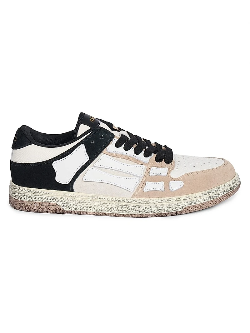 Distressed Skel Top Low Sneakers