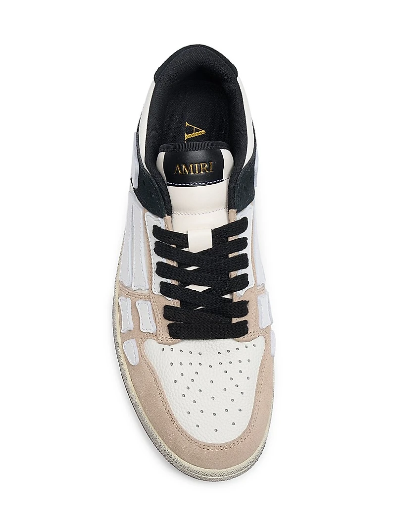 Distressed Skel Top Low Sneakers