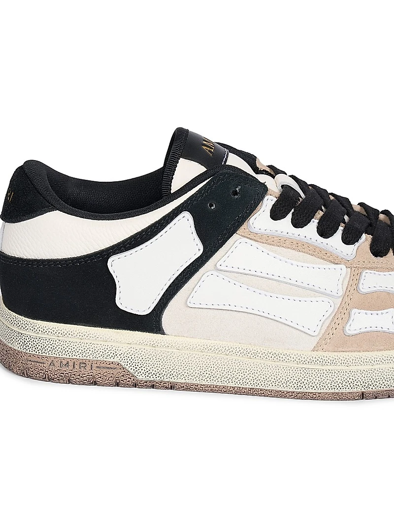 Distressed Skel Top Low Sneakers