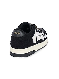 Skeleton Boucle Low-Top Sneakers