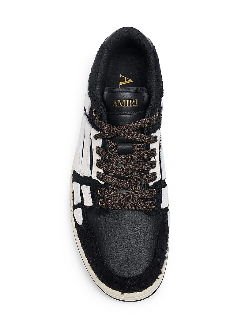 Skeleton Boucle Low-Top Sneakers