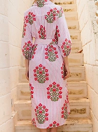 Poppy Stripe Corfu Dress