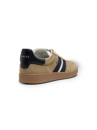 Roget Retro Crest Suede Low-Top Sneakers